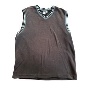 Wooden Dog Men's Brown Vest.  NO SIZE TAG.